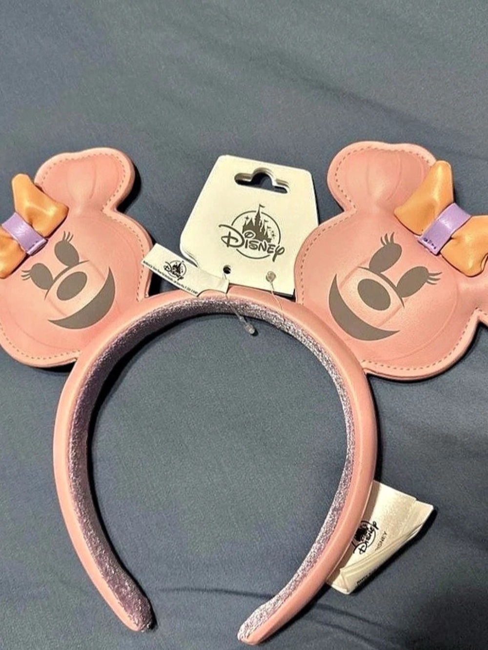 Disney Minnie Mouse Ear Headband for Adults – Pink Milk Pink & Orange